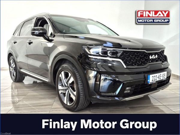 Kia Sorento SUV, Petrol Plug-in Hybrid, 2022, Black