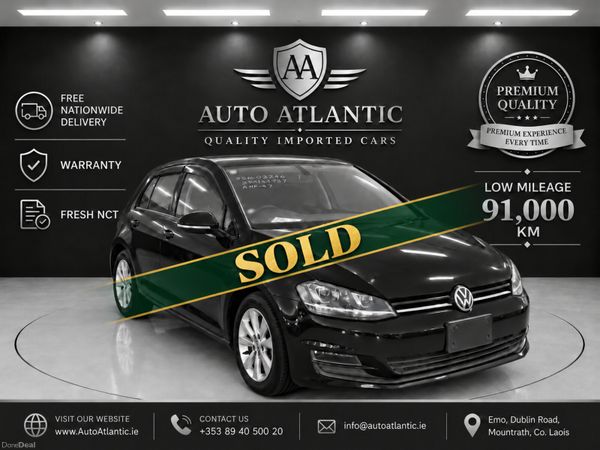 Volkswagen Golf Hatchback, Petrol, 2013, Black