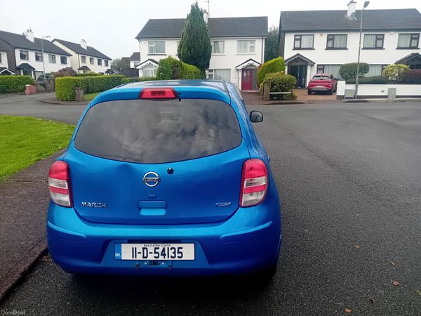 Nissan March Hatchback, Petrol, 2011, Blue