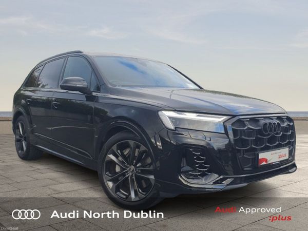 Audi Q7 SUV, Petrol Plug-in Hybrid, 2024, Black