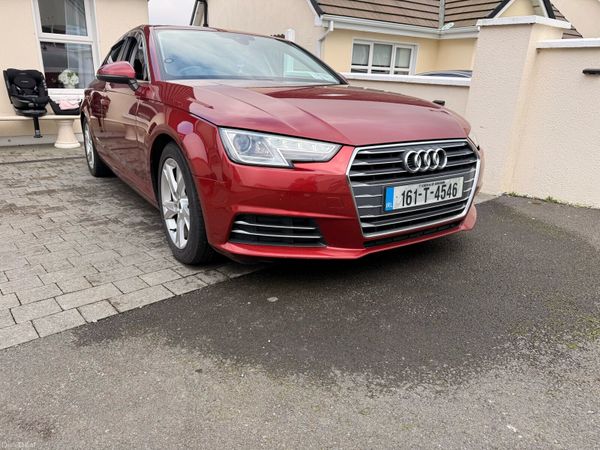 Audi A4 Saloon, Diesel, 2016, Red