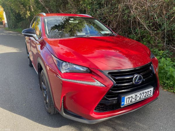 Lexus NX SUV, Petrol Hybrid, 2017, Red