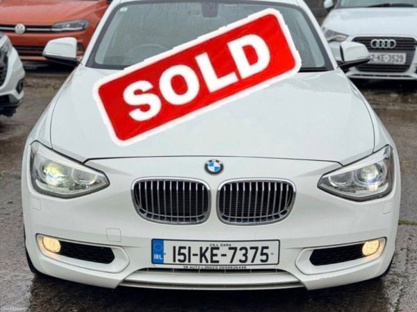 BMW 1-Series Hatchback, Petrol, 2015, White