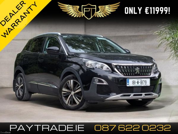 Peugeot 3008 MPV, Diesel, 2018, Black