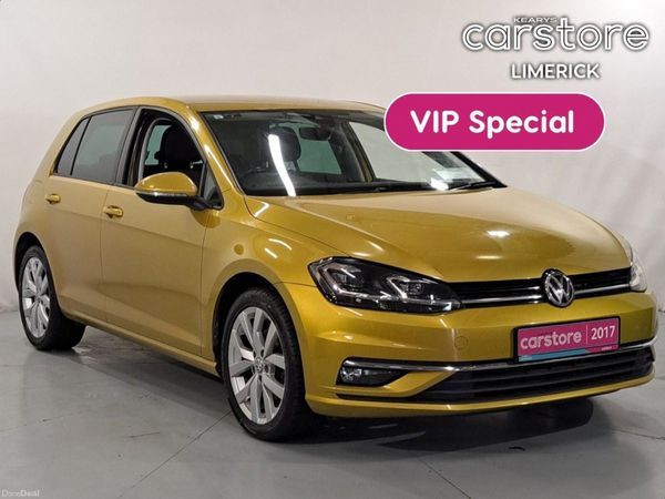 Volkswagen Golf Hatchback, Petrol, 2017, Gold