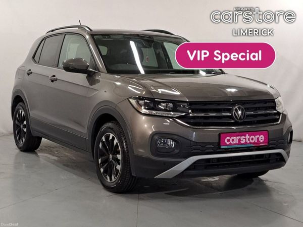 Volkswagen T-Cross Hatchback, Petrol, 2021, Grey