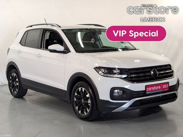 Volkswagen T-Cross Hatchback, Petrol, 2023, White