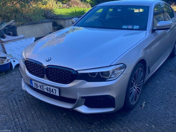 BMW 5-Series Saloon, Petrol Plug-in Hybrid, 2019, Silver