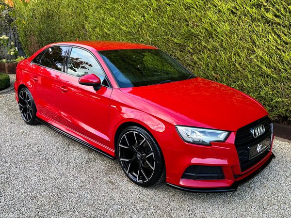 Audi A3 Saloon, Petrol, 2017, Red