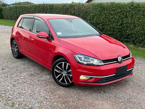 Volkswagen Golf Hatchback, Petrol, 2018, Red