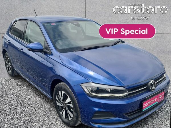 Volkswagen Polo Hatchback, Petrol, 2021, Blue