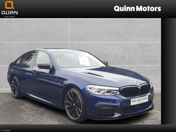 BMW 5-Series Saloon, Diesel, 2020, Blue
