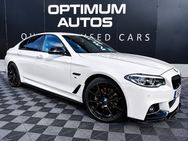 BMW 5-Series Saloon, Diesel, 2015, White