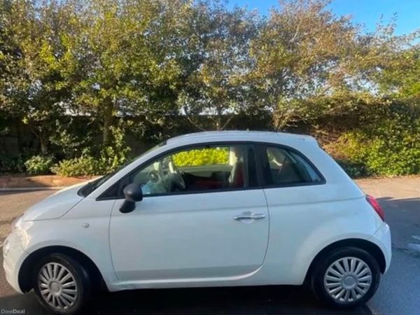 Fiat 500 Hatchback, Petrol, 2016, White