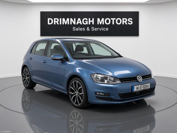 Volkswagen Golf Hatchback, Petrol, 2014, Blue