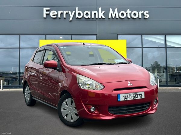 Mitsubishi Mirage Hatchback, Petrol, 2014, Red