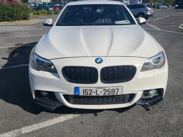 BMW 5-Series Saloon, Diesel, 2015, White