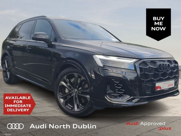 Audi Q7 SUV, Petrol Plug-in Hybrid, 2024, Black