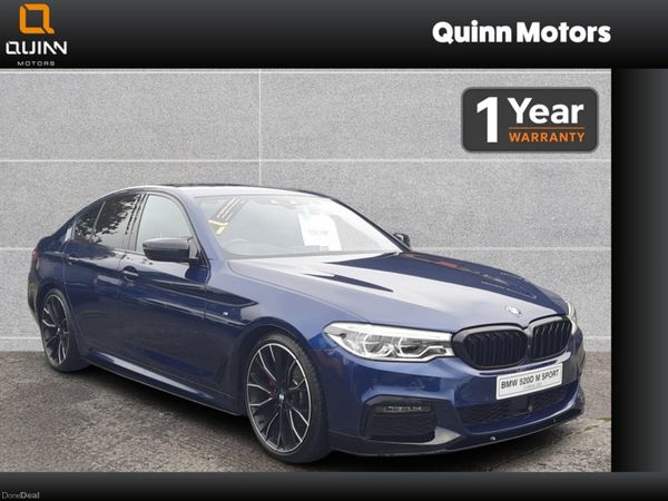 BMW 5-Series Saloon, Diesel, 2020, Blue