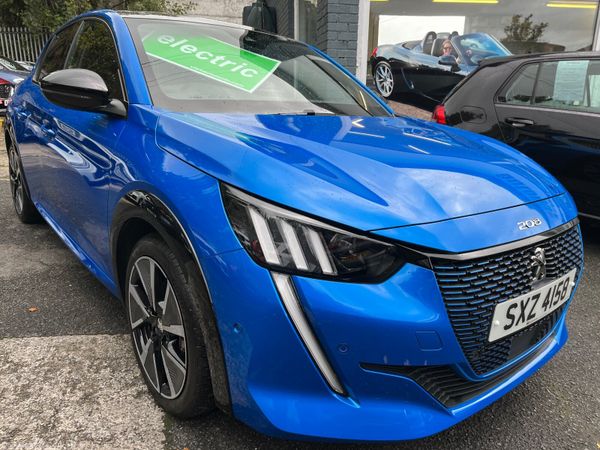 Peugeot 208 Hatchback, Electric, 2023, Blue