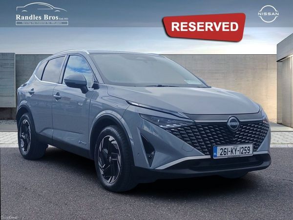 Nissan Qashqai MPV, Petrol Hybrid, 2026, Grey