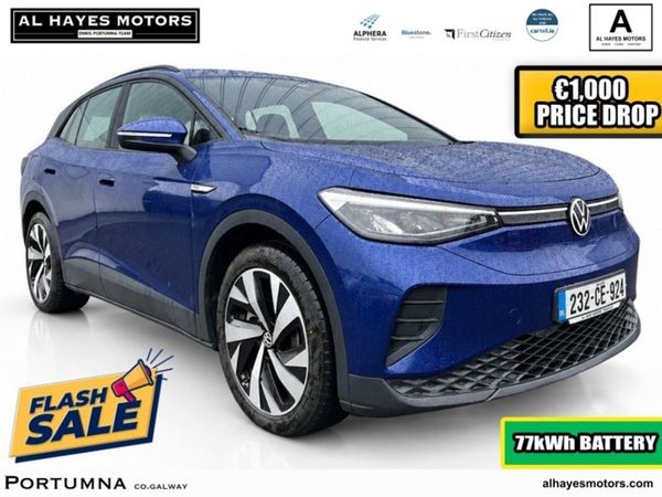 Volkswagen ID.4 SUV, Electric, 2023, Blue
