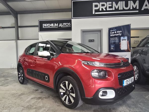 Citroen C3 Hatchback, Petrol, 2017, Red
