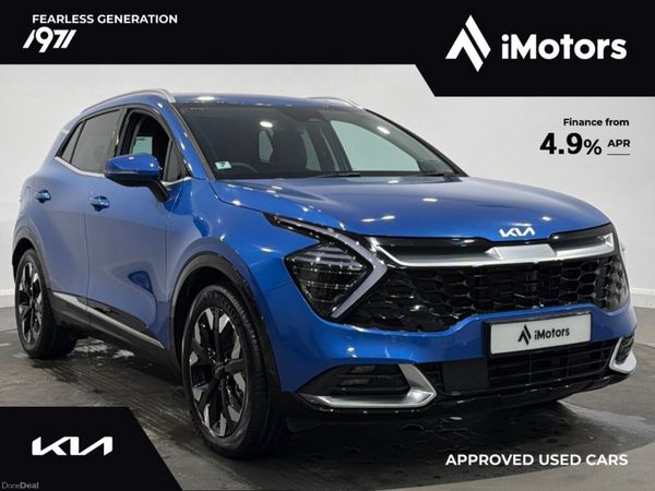 Kia Sportage SUV, Petrol Plug-in Hybrid, 2023, Blue