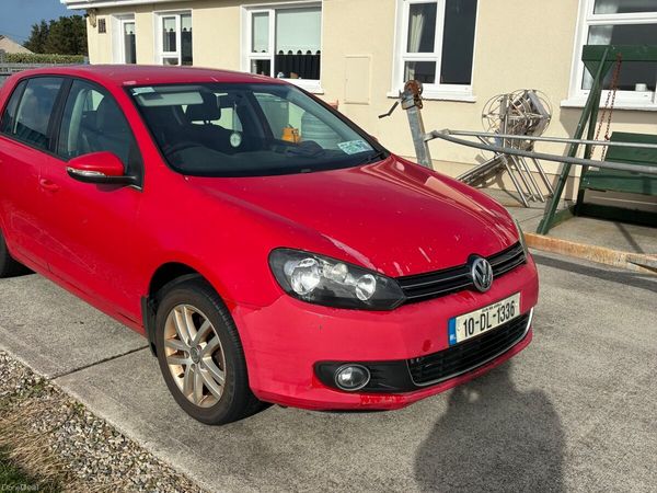 Volkswagen Golf Hatchback, Diesel, 2010, Red