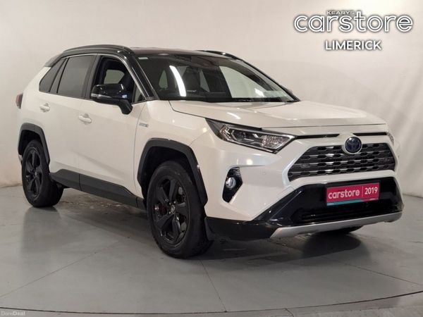 Toyota RAV4 SUV, Petrol Hybrid, 2019, White