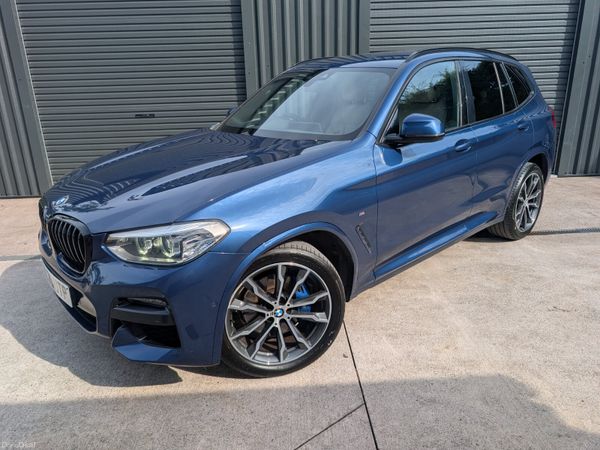 BMW X3 SUV, Diesel Hybrid, 2020, Blue