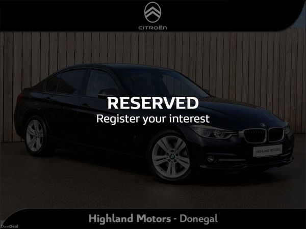 BMW 3-Series Saloon, Petrol Plug-in Hybrid, 2018, Black