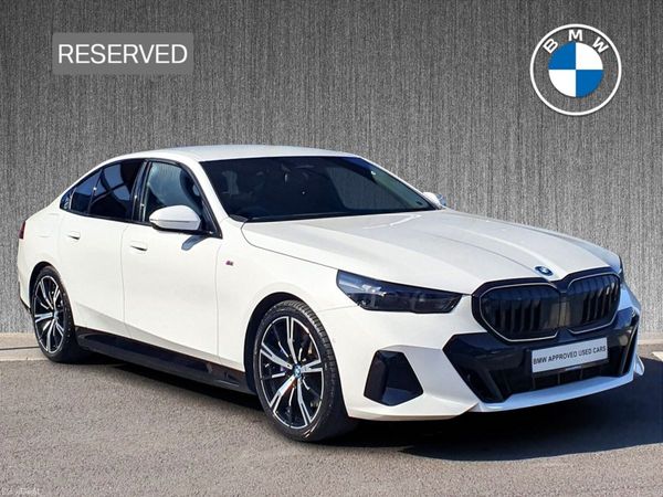 BMW i5 Saloon, Electric, 2024, White
