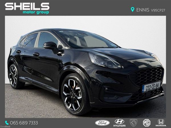 Ford Puma MPV, Petrol Hybrid, 2023, Black