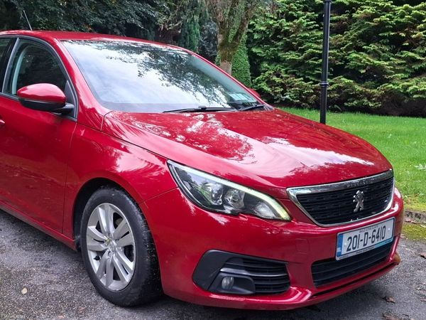 Peugeot 308 Hatchback, Diesel, 2020, Red