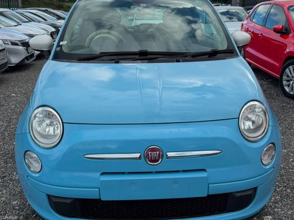 Fiat 500 Hatchback, Petrol, 2013, Blue