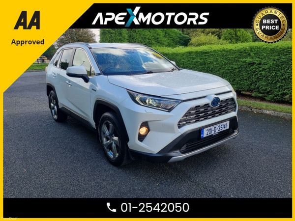 Toyota RAV4 SUV, Petrol Hybrid, 2020, White