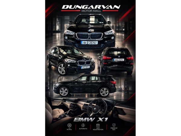BMW X1 Estate, Petrol, 2019, Black