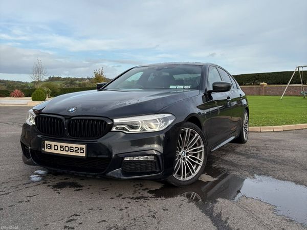 BMW 5-Series Saloon, Diesel, 2018, Black