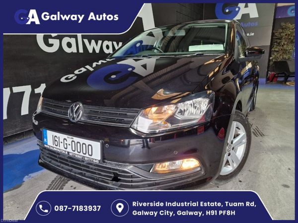 Volkswagen Polo Hatchback, Petrol, 2016, Black