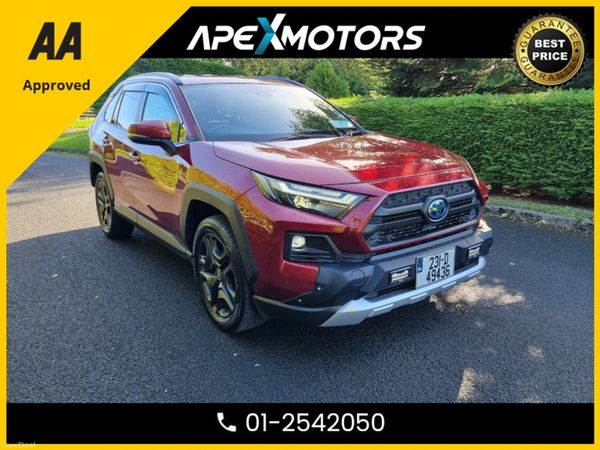 Toyota RAV4 SUV, Petrol Hybrid, 2023, Red