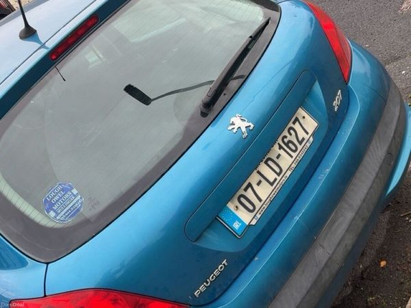 Peugeot 207 Hatchback, Petrol, 2007, Blue