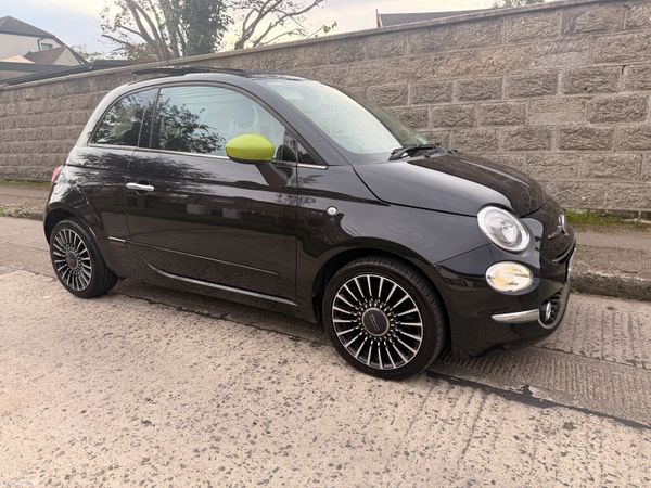 Fiat 500 Hatchback, Diesel, 2017, Black