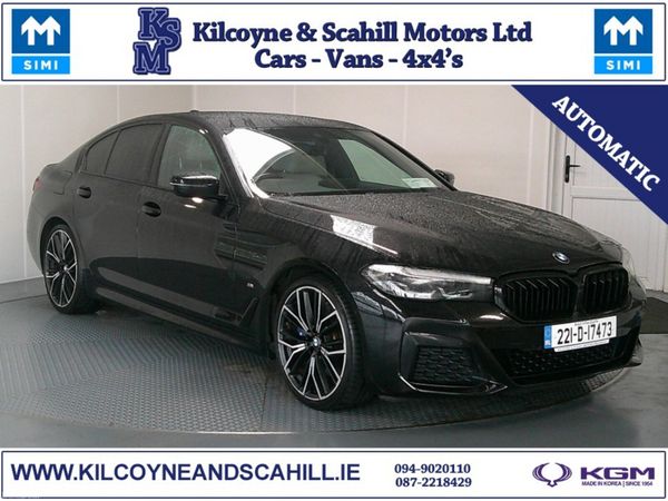 BMW 5-Series Saloon, Diesel, 2022, Black