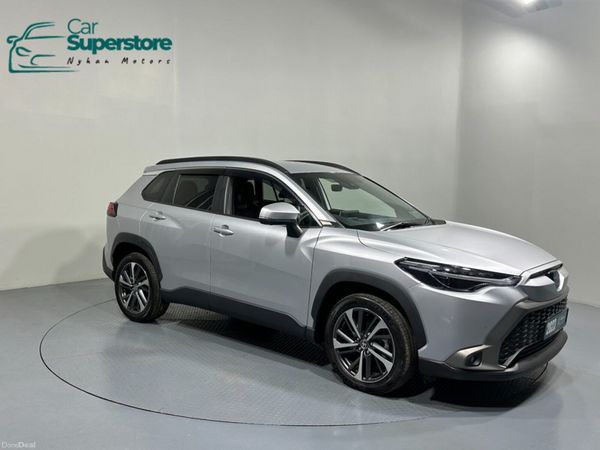 Toyota Corolla Cross SUV, Petrol Hybrid, 2023, Silver