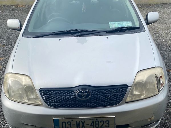 Toyota Corolla Saloon, Petrol, 2003, Silver