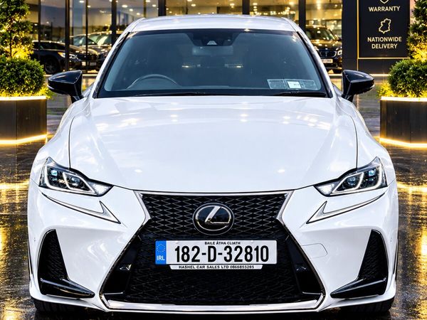 Lexus IS Saloon, Petrol Hybrid, 2018, White