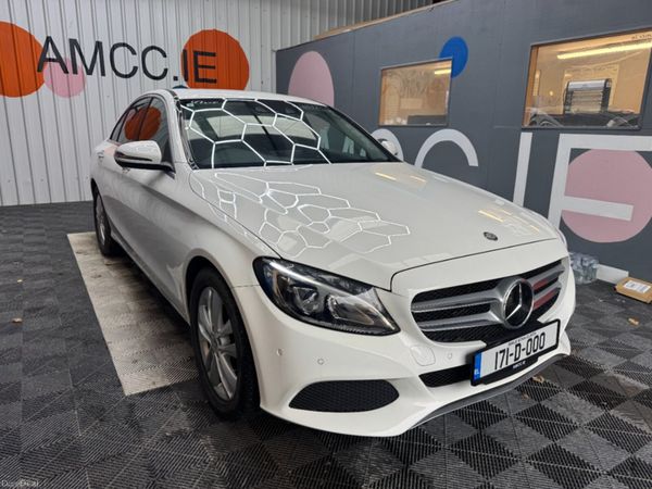 Mercedes-Benz C-Class Saloon, Petrol, 2017, White