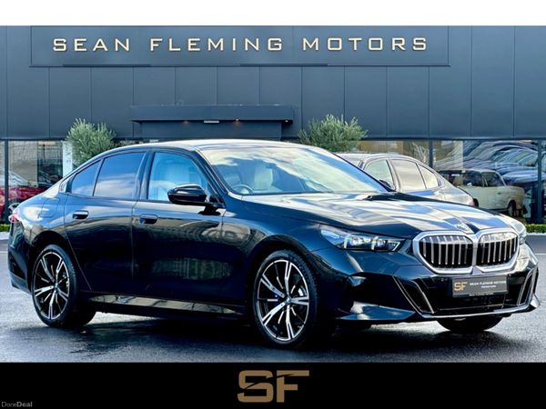 BMW 5-Series Saloon, Petrol Hybrid, 2026, Black