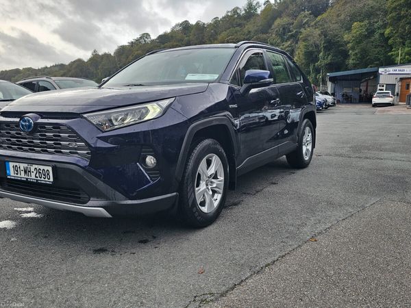 Toyota RAV4 SUV, Petrol Hybrid, 2019, Blue